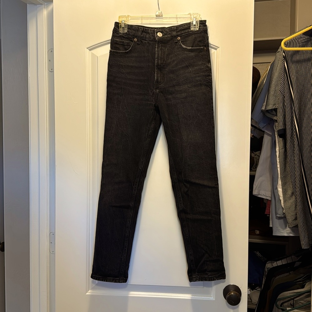 Zara Black Denim Jeans size 2